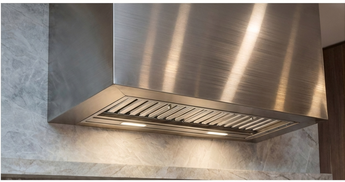 Square Edge Rangehood Shroud